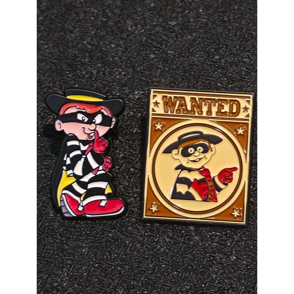 Hamburglar Nostalgic Enamel Pin Set